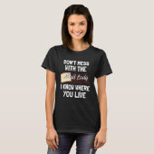 Funny Sayings For Postal Mailwoman Mail Carrier T-shirt (Voorkant volledig)