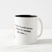 Funny Sayings Kantoor Coffee Mok (Voorkant rechts)