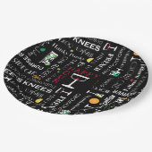 Funny Sayings l Retro Cocktail Names Patroon Papieren Bordje (Gekanteld)