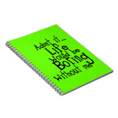 FUNNY SAYINGS LATEN LEVENSDUUR TOE ZONDER DAT IK O NOTITIEBOEK (Rechterzijde)