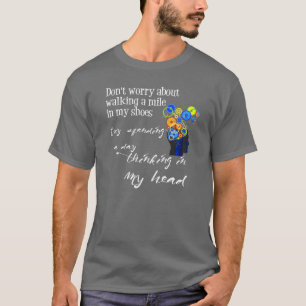 Funny Sayings Loop een heuvel in mijn schoenen T-shirt