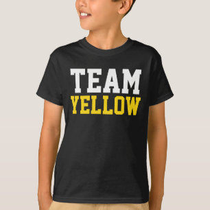 Funny Sayings Lustige Sprüche & Texte: TEAM YELLOW T-shirt