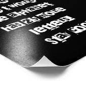 Funny Sayings Sarcasm Lover Gifts - Typografie Art Foto Afdruk (Hoek)