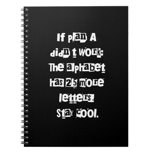 Funny Sayings Sarcasm Lover Gifts - Typografie Art Notitieboek (Voorkant)