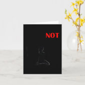 Funny Sayings She Is Not Yours It Is Just Your Tur Kaart (Gele Bloem)