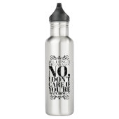 Funny Sayings Stainless Steel Water Bottle Waterfles (Rechts)