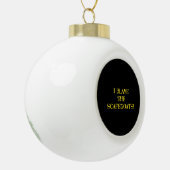 Funny Scapegoat Quote A Bold Statement on Blame Keramische Bal Ornament (Links)