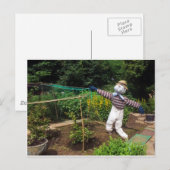 Funny scarecrow briefkaart (Voorkant / Achterkant)