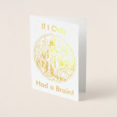 Funny Scarecrow Custom Names Happy Halloween Folie Kaarten (Voorkant)