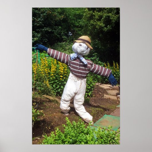 Funny scarecrow poster (Voorkant)