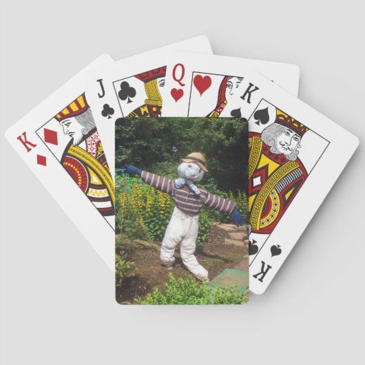 Funny scarecrow speelkaarten (Achterkant)
