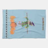 Funny Scarecrow Theedoek (Horizontaal)