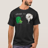 Funny Scared Broccoli van Ghost Cauliflower Funny T-shirt (Voorkant)