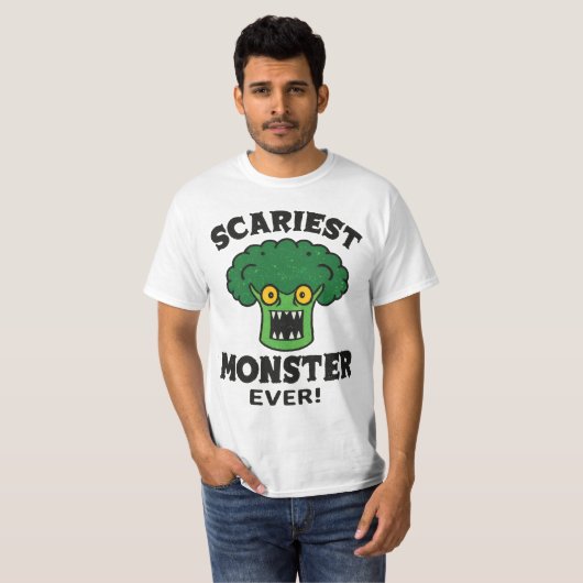 Funny Scariest Monster Ever T-shirt (Voorkant volledig)