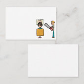 Funny Scary Barber Sweeney Todd Visitekaartje (Voorkant / Achterkant)