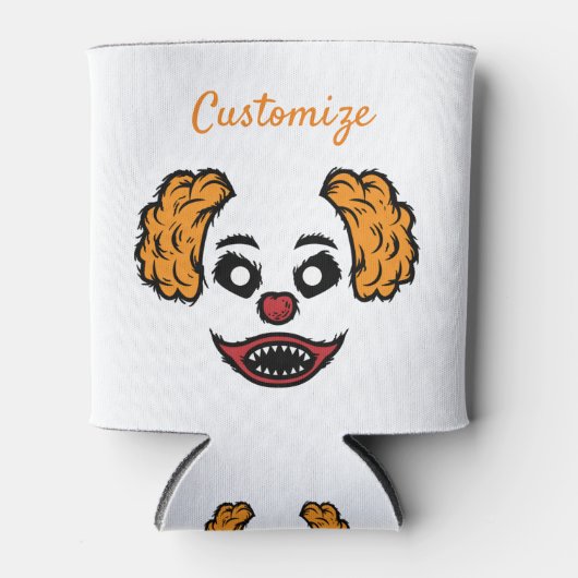 Funny Scary Clown Thunder_Cove Blikjeskoeler (Voorkant)