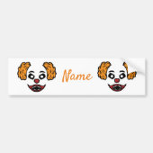 Funny Scary Clown Thunder_Cove Bumpersticker (Voorkant)