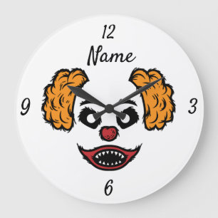 Funny Scary Clown Thunder_Cove Grote Klok