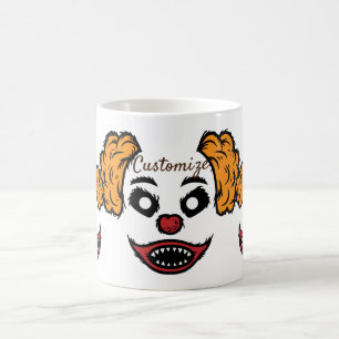 Funny Scary Clown Thunder_Cove Koffiemok