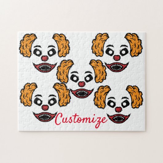 Funny Scary Clown Thunder_Cove Legpuzzel (Horizontaal)