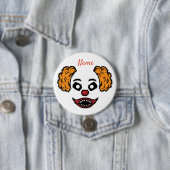 Funny Scary Clown Thunder_Cove Ronde Button 7,6 Cm (In situ)