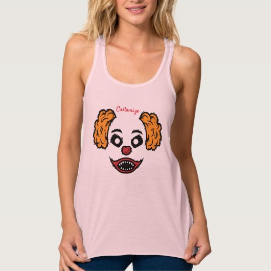 Funny Scary Clown Thunder_Cove Tanktop (Voorkant)