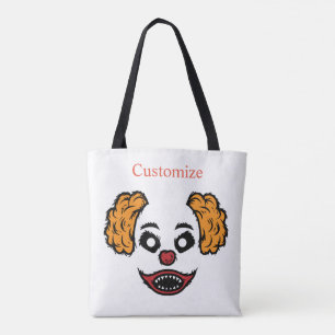 Funny Scary Clown Thunder_Cove Tote Bag