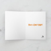 Funny Scary Ghosts in maskers Halloween-kaart Kaart (Binnen)