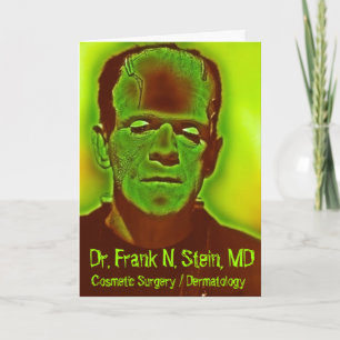 Funny Scary Halloween Card Happy Halloween Greetin Kaart