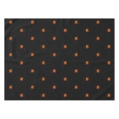 Funny Scary Spooky Halloween Pumpkins Pattern Tafelkleed (Voorkant (Horizontaal))