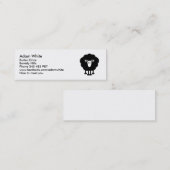 Funny schaap mini visitekaartje (Voorkant / Achterkant)