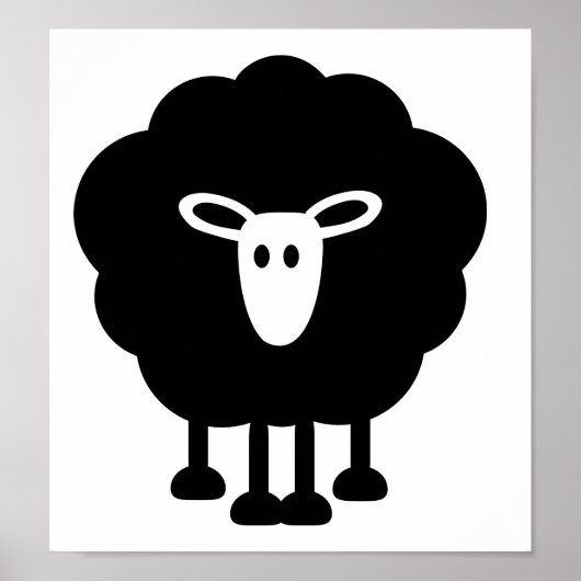 Funny schaap poster (Voorkant)