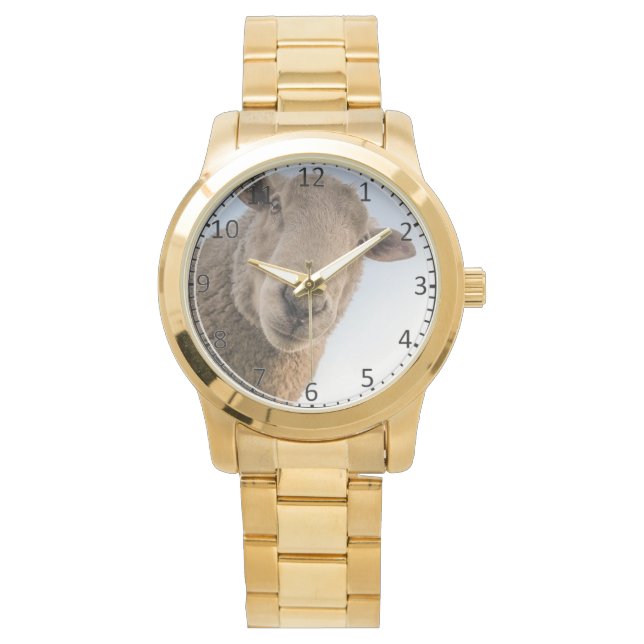 Funny schaap selfie horloge (Voorkant)