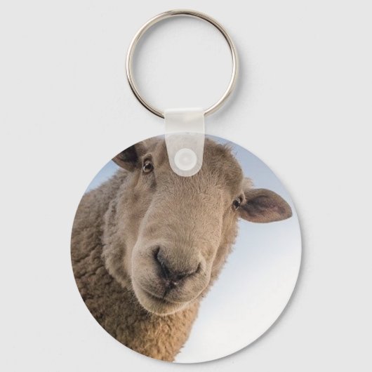 Funny schaap selfie sleutelhanger (Voorkant)
