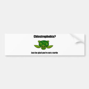 Funny schildpad bumpersticker