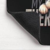 Funny Schnau Puppy My Therast Schnauzer Dog Muismat (Hoek)