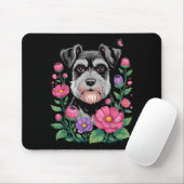 Funny Schnauzer Art For Women Schnauzer Dog Lover  Muismat (Met muis)