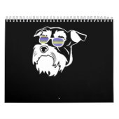 Funny Schnauzer Dog Kalender (Hoes)