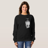 Funny Schnauzer Inside Pocket for Dog Trui (Voorkant volledig)