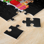 Funny Schnauzer Kerstmis Hondenliefhebber Gift Legpuzzel (Zijkant)