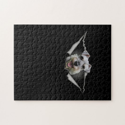 Funny schnauzer Lover Gift Legpuzzel (Horizontaal)