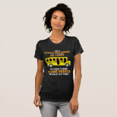 Funny School Bus - Crazy Buss Driver Fun Car T-shirt (Voorkant volledig)