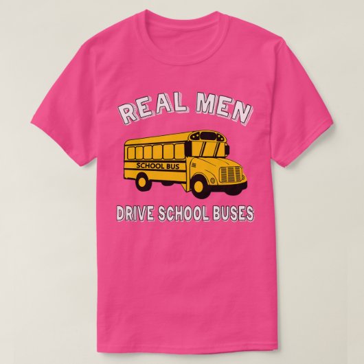 Funny School Bus Driver Design 10 T-shirt (Design voorkant)
