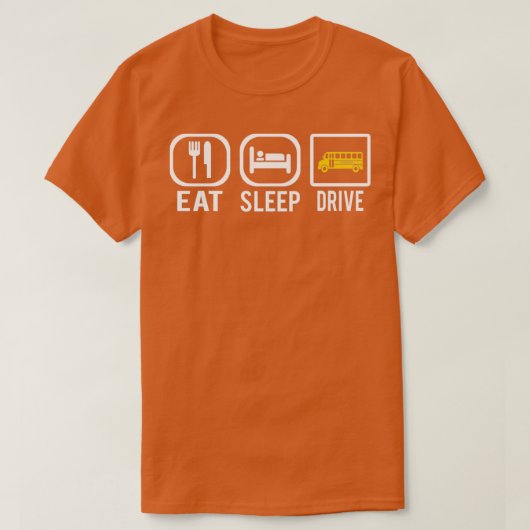 Funny School Bus Driver Design 2 T-shirt (Design voorkant)