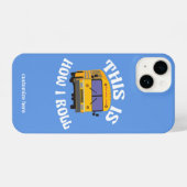 Funny School Bus Driver Dit is hoe ik me kan aanpa iPhone Hoesje (Achterkant horizontaal)