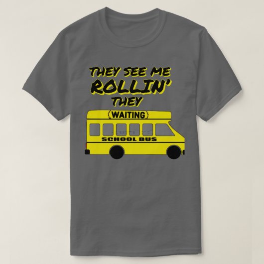 Funny School Bus Driver gift 1 T-shirt (Design voorkant)