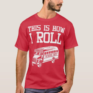 Funny School Bus Driver Gift voor mannen Omnibus T-shirt