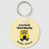 Funny School Bus Driver Key Ring Sleutelhanger (Voorkant)