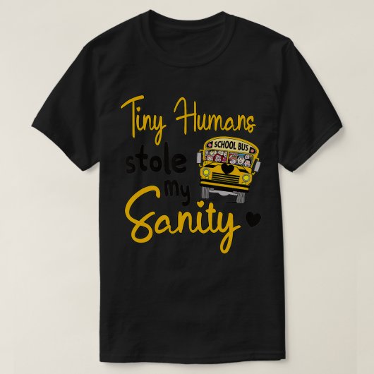 Funny School Bus Driving School Bus Driver T-shirt (Design voorkant)