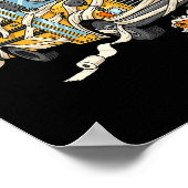 Funny School Bus Mummy Pumpkin Halloween Kids Mens Poster (Hoek)